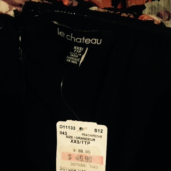 Never Worn LE CHÂTEAU sweetheart halter maxi dress - Picture 2 of 2